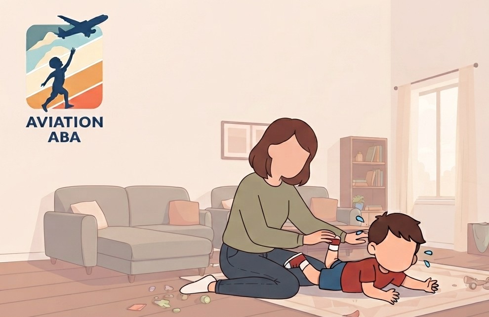 crying kid and comfort 