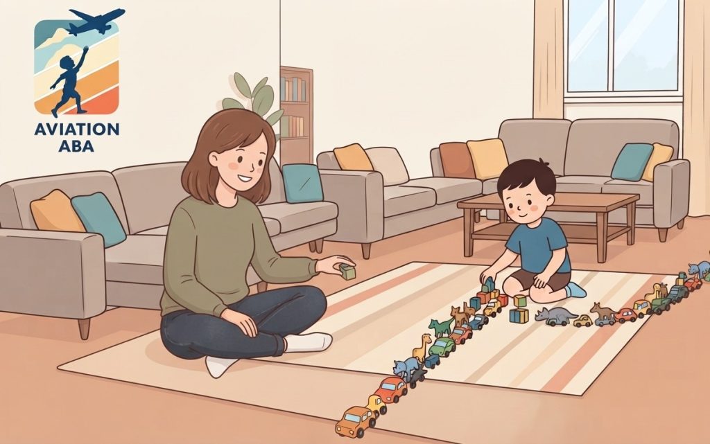 parent playing with child